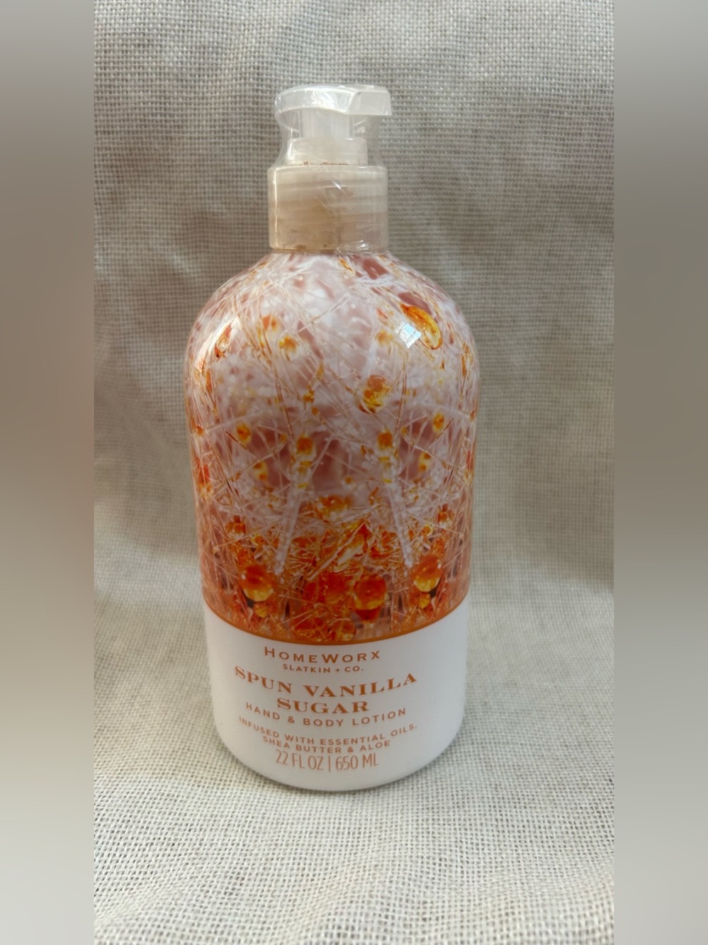 Body & hand lotion by Homework Slatkin & Co.  QVC Spun Vanilla Sugar